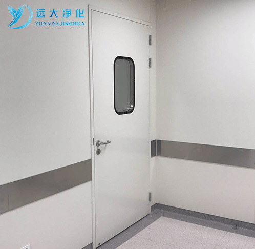 Stainless steel purification door