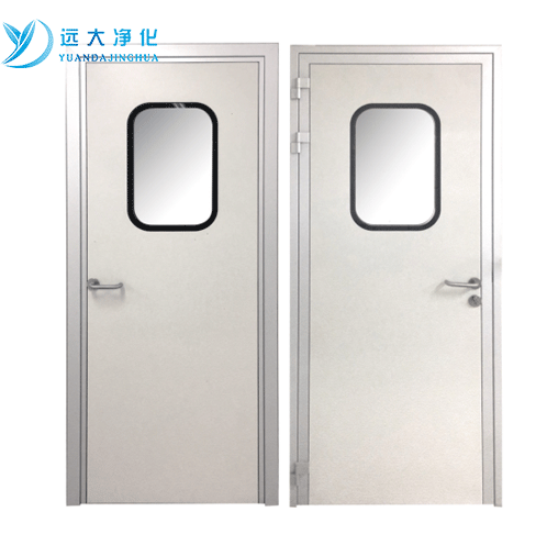 Flush aluminum alloy door